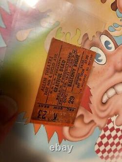 1971 Grateful Dead Vintage Concert Ticket Stub