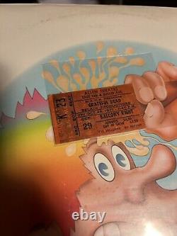 1971 Grateful Dead Vintage Concert Ticket Stub