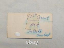 1972 Black Sabbath Ozzy Concert Ticket Stub Asbury Park NJ