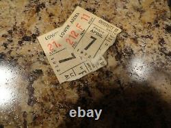 1972 ELVIS PRESLEY CONCERT 2 TICKET STUBS & PROGRAM BOOK Dayton, OH