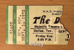 1972 The Doors Dallas Full Circle Tour Concert Ticket Stub Roadhouse Blues 1805