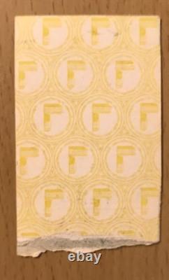 1972 The Rolling Stones Madison Square Garden Nyc 7/25 Concert Ticket Stub