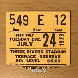 1973 Led Zeppelin Three Rivers Stadium Pittsburgh Concert Ticket Stub Page E 12