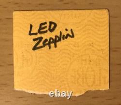 1973 Led Zeppelin Three Rivers Stadium Pittsburgh Concert Ticket Stub Page E 12