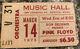 1973 Pink Floyd Boston Music Hall 3/14 Dark Side The Moon Concert Ticket Stub
