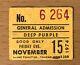 1974 Deep Purple Electric Light Orchestra Elf / Dio Portland Concert Ticket Stub