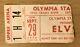 1974 The King Elvis Presley Olympia Stadium Detroit Concert Ticket Stub