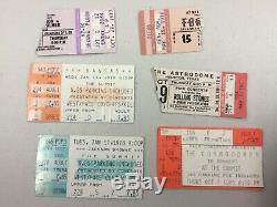 1975 2013 CONCERT TiCKET STUB Collection x19 Plus extras KISS, YES, ELP, &more