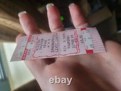 1975 Bob Dylan Rolling Thunder Revue Concert ticket stub Springfield MA 11/6/75