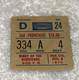 1975 Bob Dylan Rolling Thunder Revue Concert Ticket Stub Night Of The Hurricane