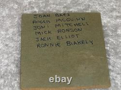 1975 Bob Dylan Rolling Thunder Revue concert ticket stub Night of the Hurricane