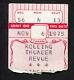1975 Bob Dylan Rolling Thunder Revue Concert Ticket Stub Springfield Ma Desire
