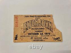 1975 Elton John Dodger Stadium Concert Ticket Stub 10/26/75 Rock of Westies U