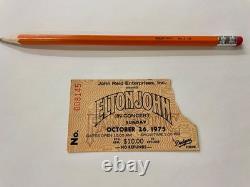 1975 Elton John Dodger Stadium Concert Ticket Stub 10/26/75 Rock of Westies U