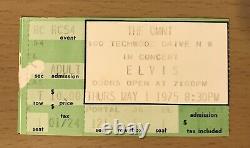 1975 Elvis Presley Atlanta Concert Ticket Stub Heartbreak Hotel Viva Las Vegas