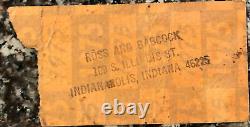 1975 Kiss Uriah Heep Indianapolis IN 8/28/75 Concert ticket stub Dressed To Kill