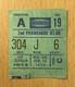 1975 Led Zeppelin Madison Square Garden Nyc 2/12 Concert Ticket Stub Jimmy Page