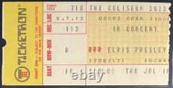 1975 Original Elvis Presley Concert Ticket Stub Cleveland Coliseum Ohio iCert 6