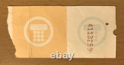 1975 Pink Floyd Wish You Were Here Tour Philadelphia Concert Ticket Stub