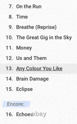 1975 Pink Floyd Wish You Were Here Tour Philadelphia Concert Ticket Stub