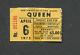 1975 Queen Styx Kansas Concert Ticket Stub Seattle A Night At The Opera Tour