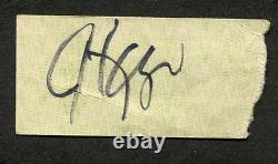 1975 Signed Harry Chapin concert ticket stub Knoxville Signature on the Back