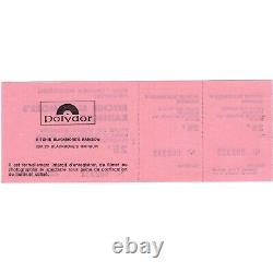 1976 AC/DC & RAINBOW Concert Ticket Stub BESANCON FRANCE 10/12/76 BON SCOTT Rare