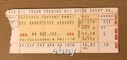 1976 Bob Marley & The Wailer Rastaman Vibration Philadelphia Concert Ticket Stub