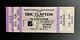 1976 Eric Clapton Unused Concert Ticket Stub Hollywood Sportatorium Florida Fl