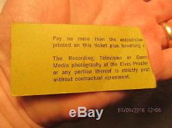 1976 Elvis Presley Concert Ticket Stub Roberts Stadium Evansville IN Very Rare