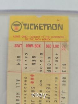 1976 JFK FULL Concert Ticket Stub YES Frampton Gary Wright Mummers Bicentennial