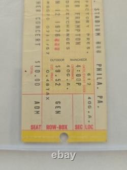 1976 JFK FULL Concert Ticket Stub YES Frampton Gary Wright Mummers Bicentennial