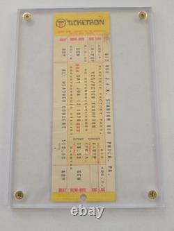 1976 JFK FULL Concert Ticket Stub YES Frampton Gary Wright Mummers Bicentennial