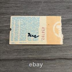 1976 Queen A Night At The Opera Tour Chicago Concert Ticket Stub Freddie Mercury