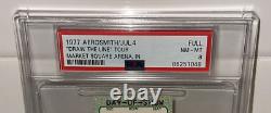 1977 Aerosmith Concert Market Square Music Full Ticket Stub PSA 4th of July USA