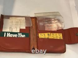 1977 Elvis Concert Ticket + Country Music Stubs Vintage Wallet NC Estate Lot