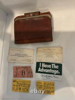 1977 Elvis Concert Ticket + Country Music Stubs Vintage Wallet NC Estate Lot