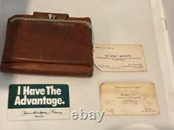1977 Elvis Concert Ticket + Country Music Stubs Vintage Wallet NC Estate Lot