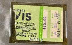 1977 June 26 Elvis Last Performance Ticket Stub Indianapolis