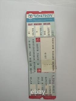 1977 KISS MSG NYC 12/15/77 Concert Ticket Stub