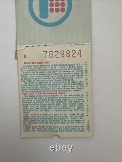 1977 KISS MSG NYC 12/15/77 Concert Ticket Stub