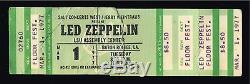 1977 LED ZEPPELIN Concert Ticket Stub BATON ROUGE LOUISIANA USA 2 ORIGINAL STUBS