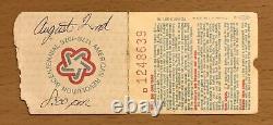 1977 Led Zeppelin Chicago Concert Ticket Stub Robert Plant Jimmy Page Bonham