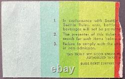 1977 Led Zeppelin Concert Ticket Stub Seattle Kingdome Vintage Music Jimmy Page