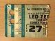 1977 Led Zeppelin Fort Worth Texas Concert Ticket Stub Jimmy Page Robert Plant