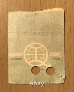 1977 Led Zeppelin Fort Worth Texas Concert Ticket Stub Jimmy Page Robert Plant