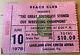 1978 Rolling Stones Lakeland Civic Center Box Office Concert Ticket Stub 6/10/78