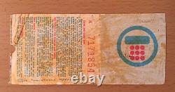 1978 Van Halen 5th Show Journey Montrose Milwaukee Concert Ticket Stub Eddie