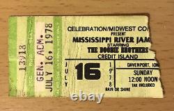 1978 Van Halen Journey Mississippi River Jam Davenport Iowa Concert Ticket Stub