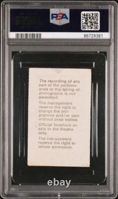 1979 Bon Scott Of Ac/dc Last Concert/final Performance Concert Ticket Stub Psa 2